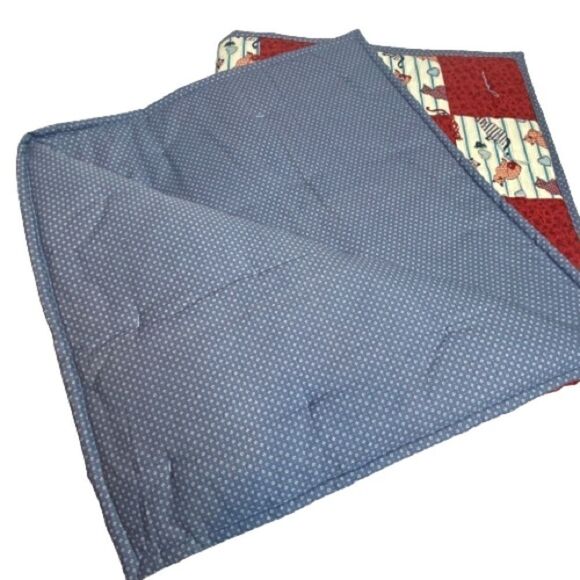 Handmade NWT cat themed baby or lap quilt 43” X 38” - Picture 10 of 16